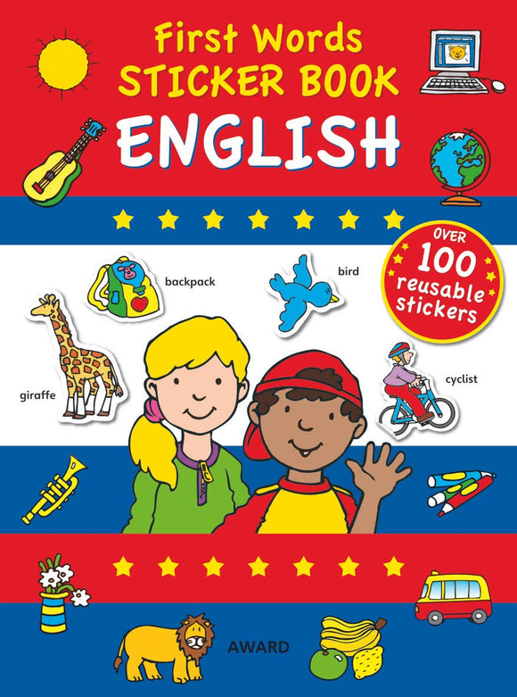 First Words Sticker Books: English