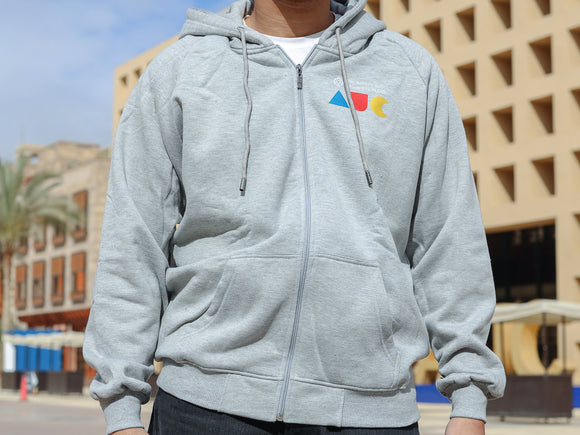 Hoodies with Zipper (Grey)