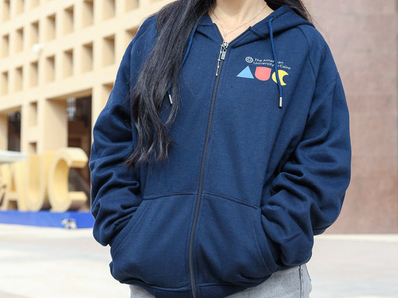 Hoodies with Zipper (Navy)