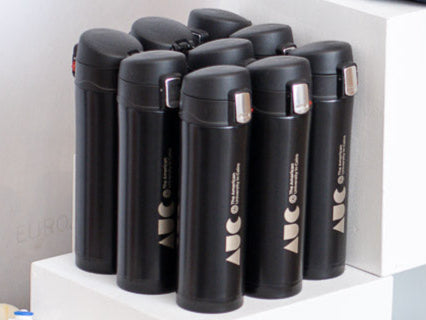 Black 500ml Stainless Steel Hot/Cold Bottle