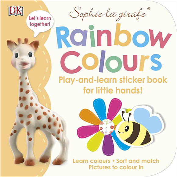 Sophie la girafe Rainbow Colours: Play-and-Learn Sticker Book for Little Hands!