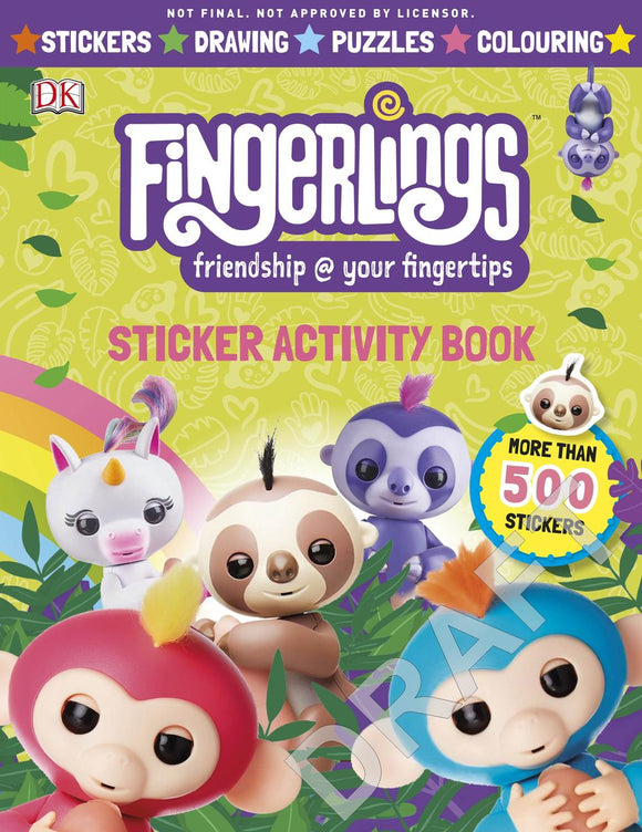 Fingerlings Sticker Activity Book