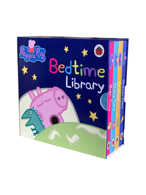 Peppa Pig Bedtime Library 4 Board Book Collection