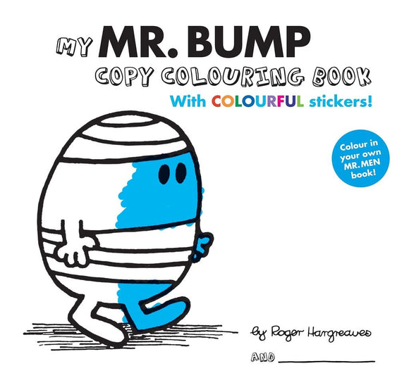 Mr. Men - My Mr. Bump Colouring Book With Colourful Stickers