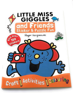 Little Miss Giggles And Friends Sticker & Puzzle Fun