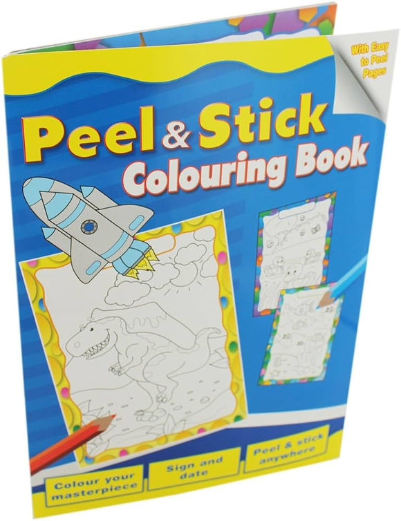 Rocket: Peel & Stick Coloring Book