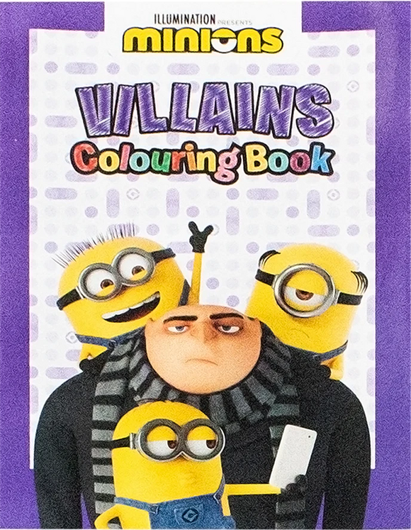Minions Colouring Book - Villains
