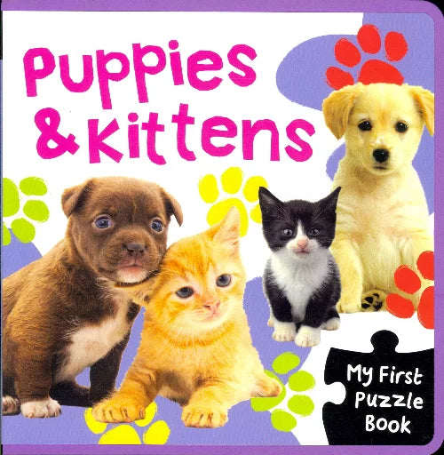 EVA Mini Puzzle Book Puppies & Kittens