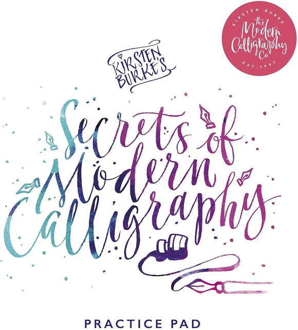 Kirsten Burke's Secrets of Modern Calligraphy Practice Pad