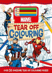 Marvel: Tear Off Colouring