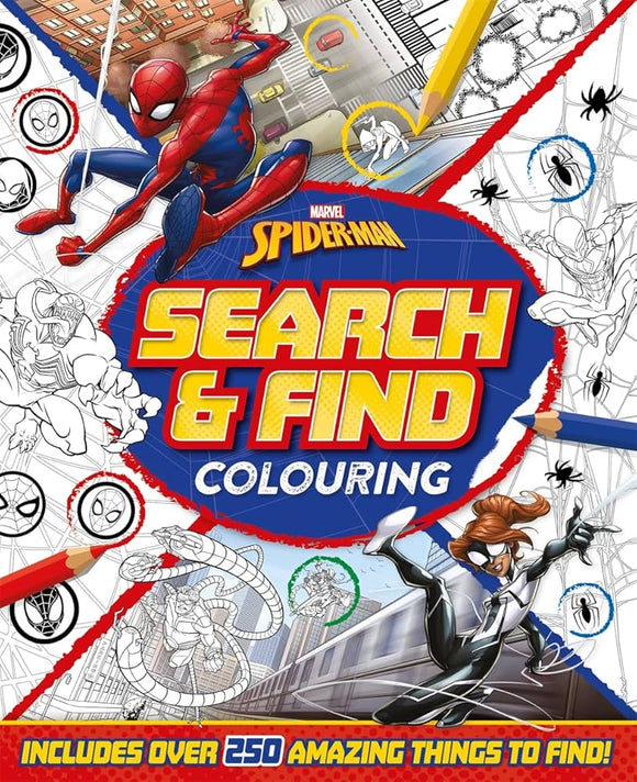 Marvel Spider-Man: Search & Find Colouring