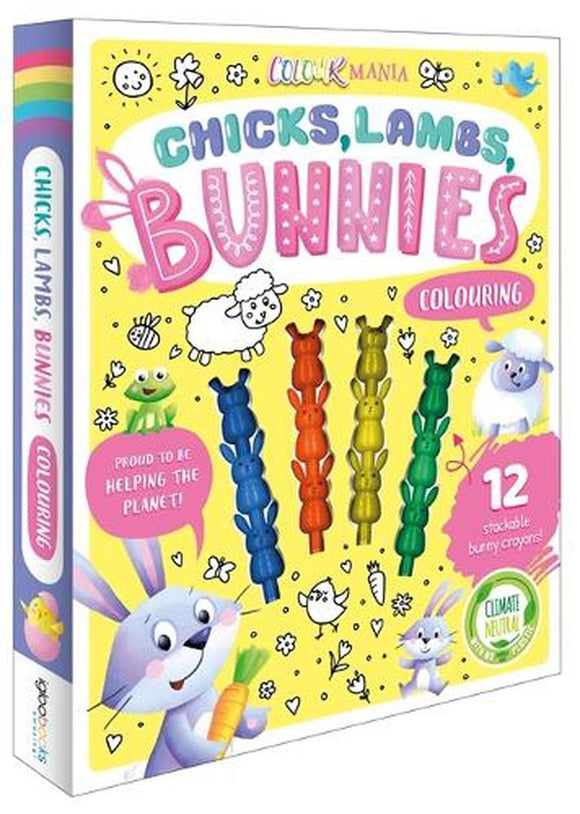 Chicks, Lambs, Bunnies Colouring