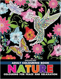 Nature - Adult Colouring Book for Peace & Relaxation