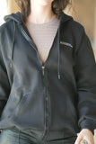 Old & new campus black hoodie