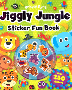 Jiggly Jungle Animals Sticker Fun