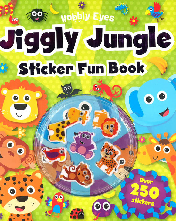 Jiggly Jungle Animals Sticker Fun