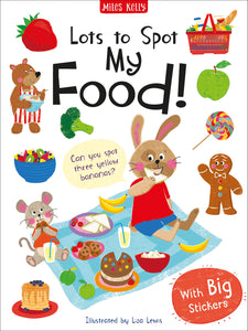 Lots to Spot Sticker Book: My Food!