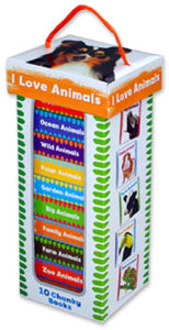 I Love Animals: Book Tower