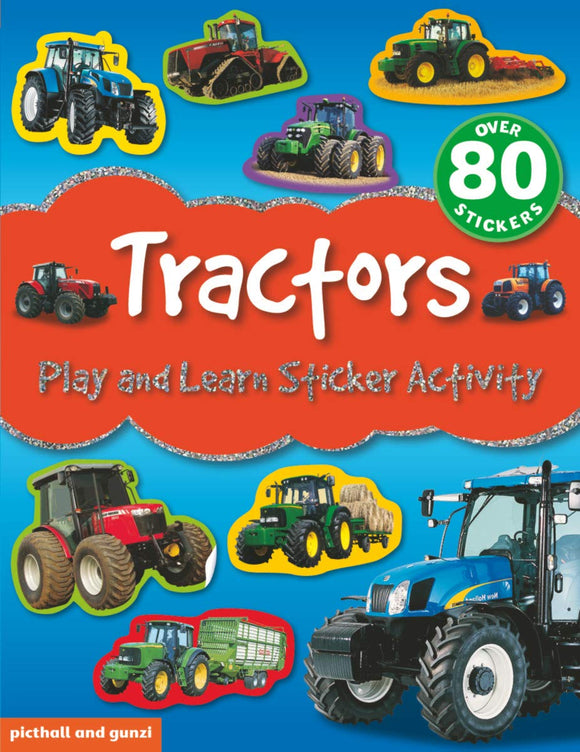 Play and Learn Sticker Activity: Tractors