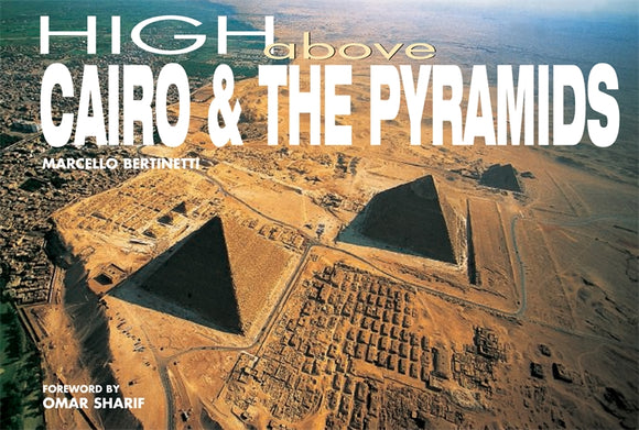 High above Cairo and the Pyramids